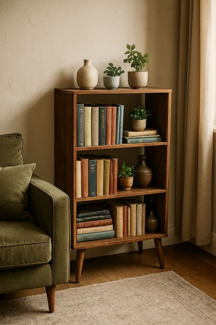 Teakwood open books cases